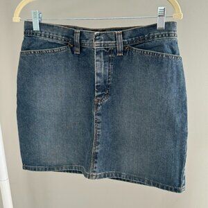 Club Monaco Denim Mini Skirt